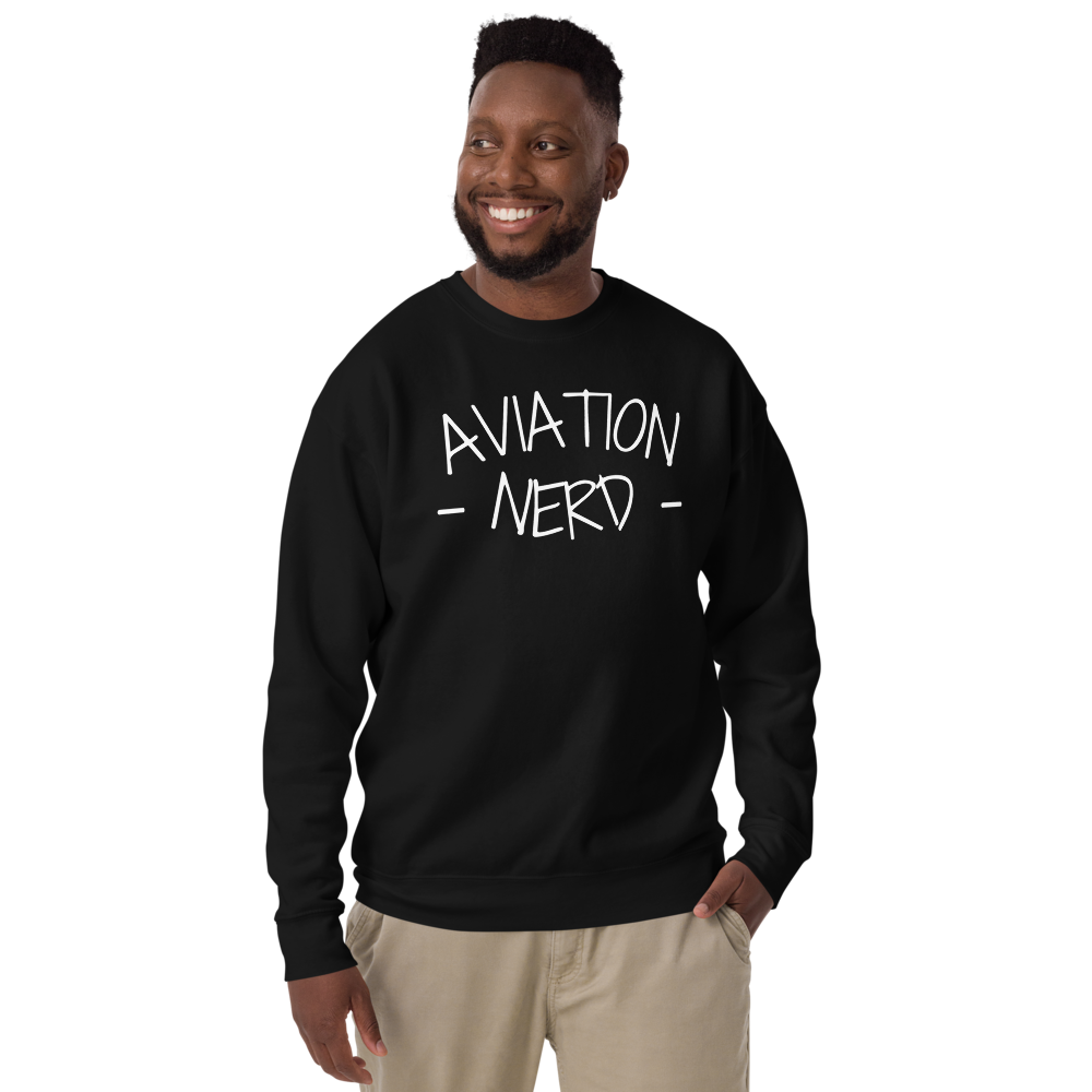 Aviation Nerd Script Sweatshirt