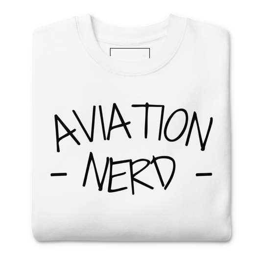 Aviation Nerd Script Sweatshirt