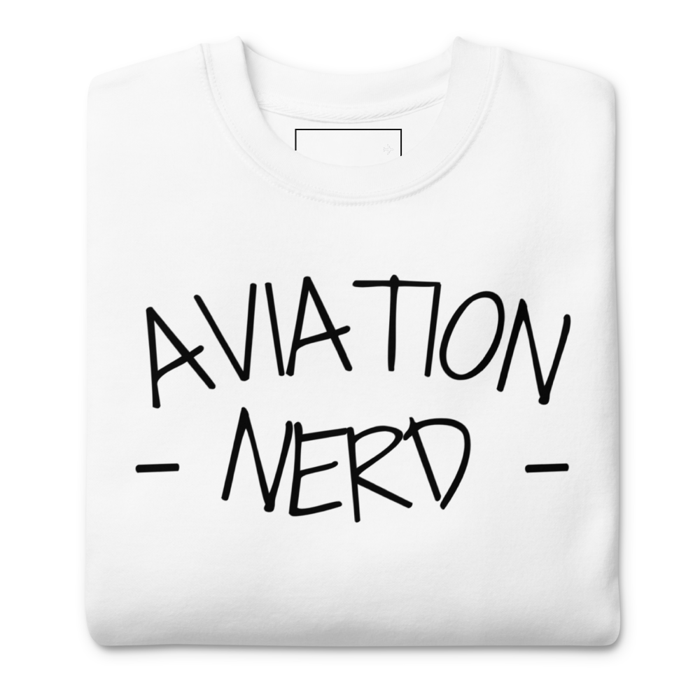 Aviation Nerd Script Sweatshirt