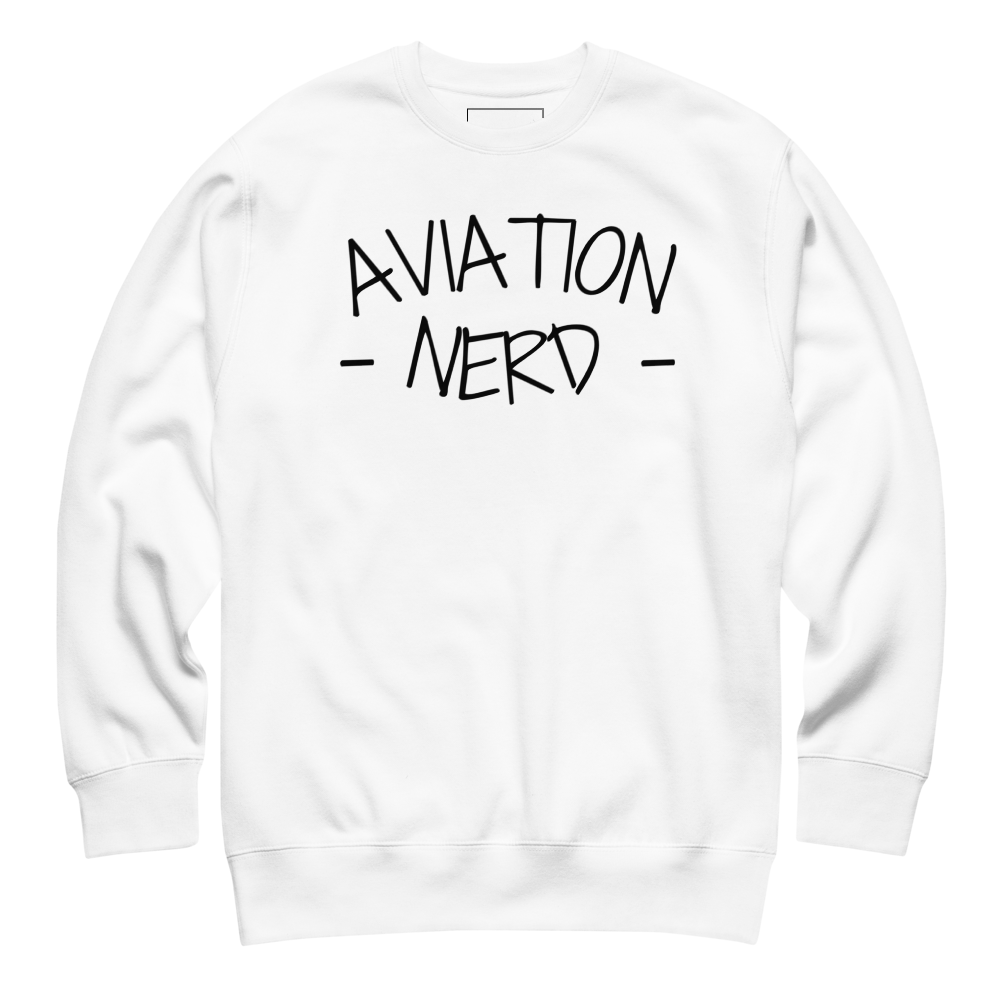 Aviation Nerd Script Sweatshirt